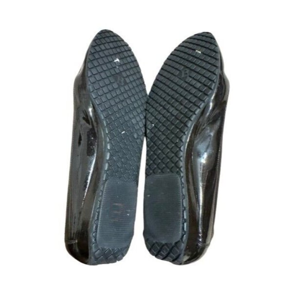 Bagnoli Dark Brown Leather Slip On Wedge Shoes Size 39 or 8.5 - Picture 5 of 5